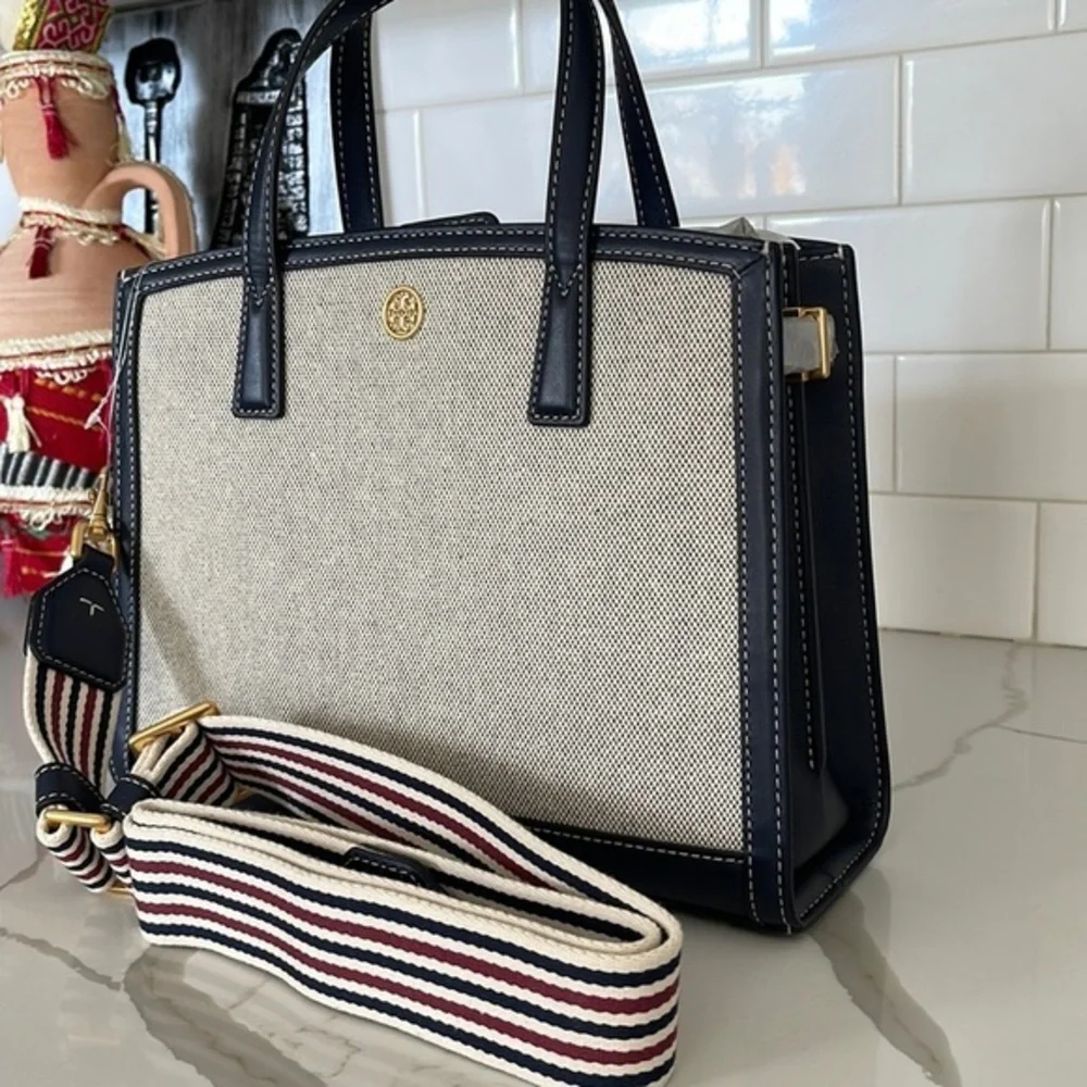 Tory Burch Small Walker Canvas Satchel